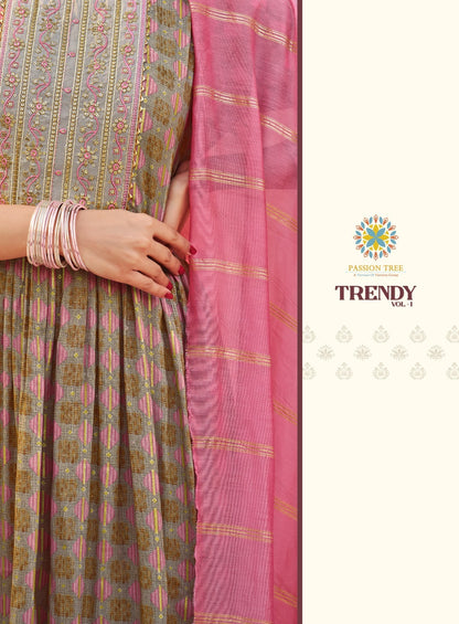 Trendy Vol 1 Passion Tree Capsule Readymade Pant Style Suits