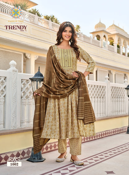Trendy Vol 1 Passion Tree Capsule Readymade Pant Style Suits