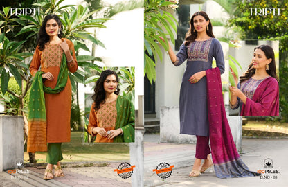 Tripti 100 Miles Readymade Pant Style Suits