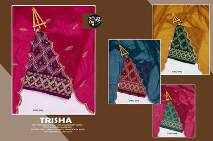 Trisha Four Dots Zomato Salwar Suits