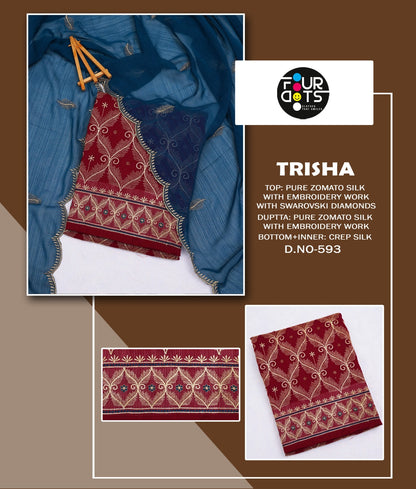 Trisha Four Dots Zomato Salwar Suits