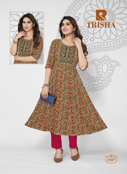Trisha Raashi Rayon Anarkali Kurtis