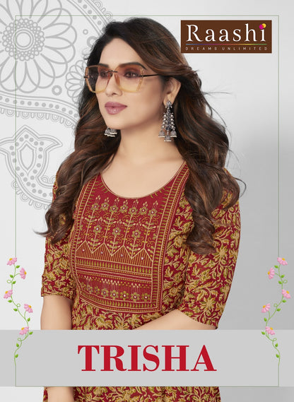 Trisha Raashi Rayon Anarkali Kurtis