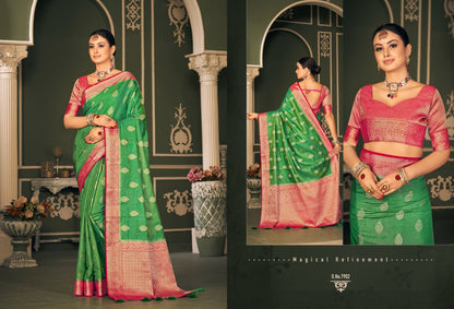 Trisha Royal Pankh Tissue Silk Sarees