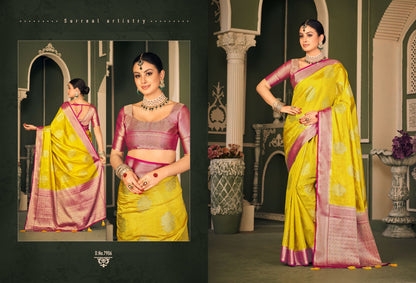 Trisha Royal Pankh Tissue Silk Sarees