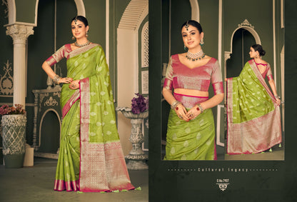 Trisha Royal Pankh Tissue Silk Sarees
