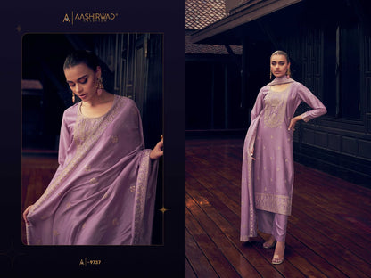 Tulip Aashirwad Creation Silk Pant Style Suits