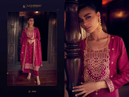 Tulip Aashirwad Creation Silk Pant Style Suits