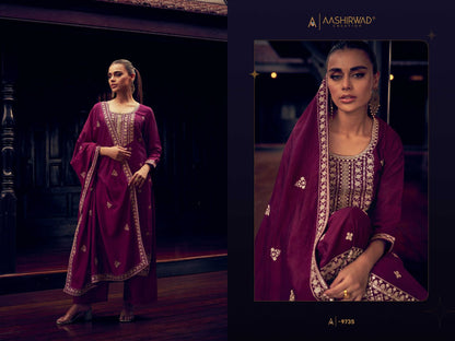 Tulip Aashirwad Creation Silk Pant Style Suits