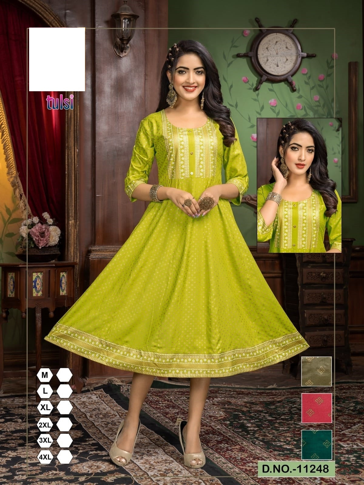 Tulsi Zoya Anarkali Kurtis