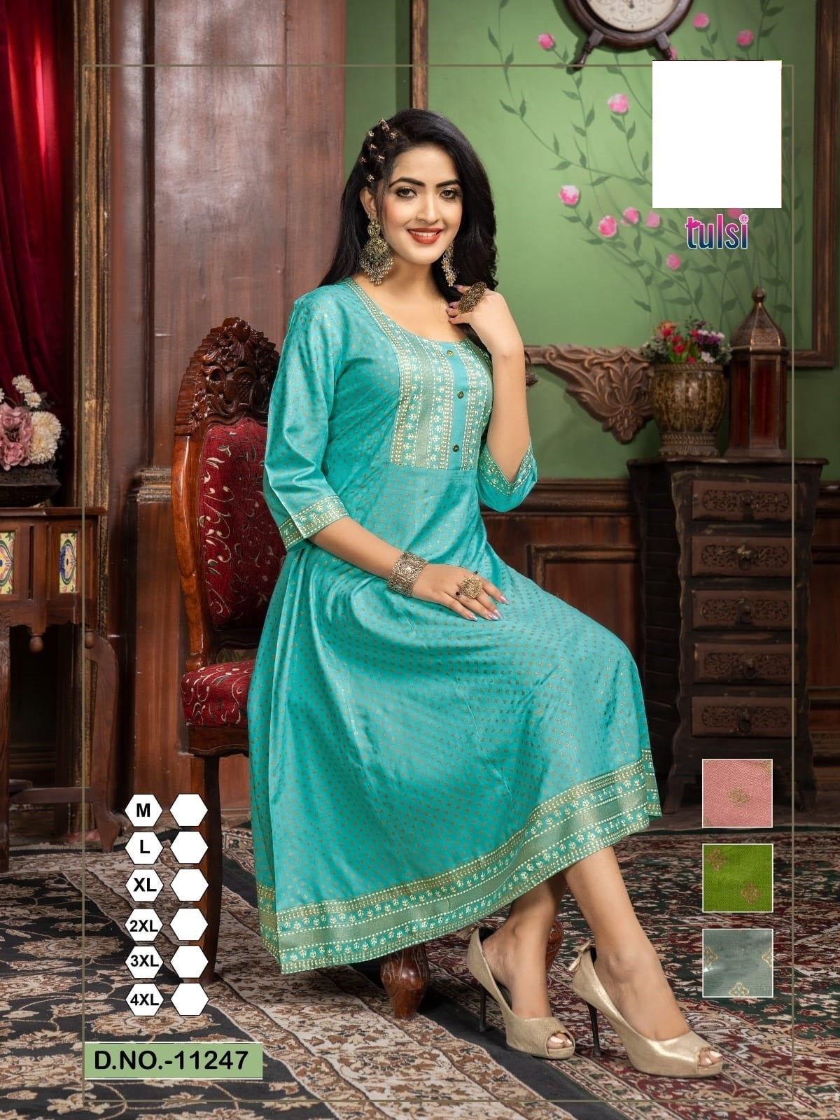 Tulsi Zoya Anarkali Kurtis