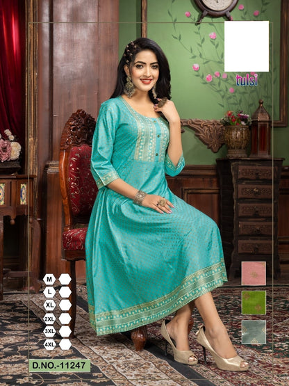 Tulsi Zoya Anarkali Kurtis