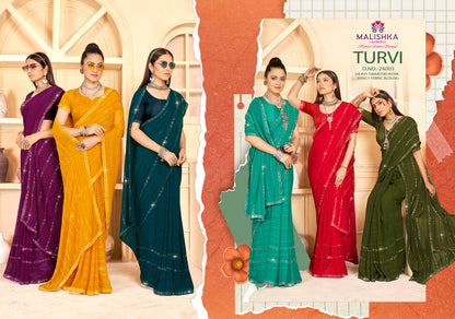 Turvi Dn 24003 Malishka Sarees
