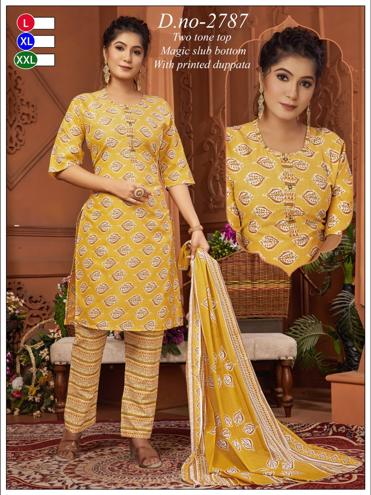 Two Tone 3011 Globe Readymade Pant Style Suits