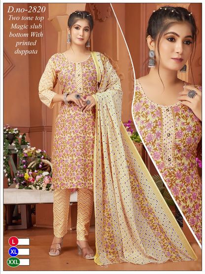 Two Tone 3011 Globe Readymade Pant Style Suits