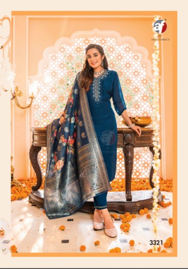 Tyohaar Af Organza Readymade Pant Style Suits