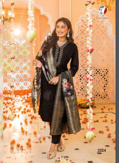 Tyohaar Af Organza Readymade Pant Style Suits