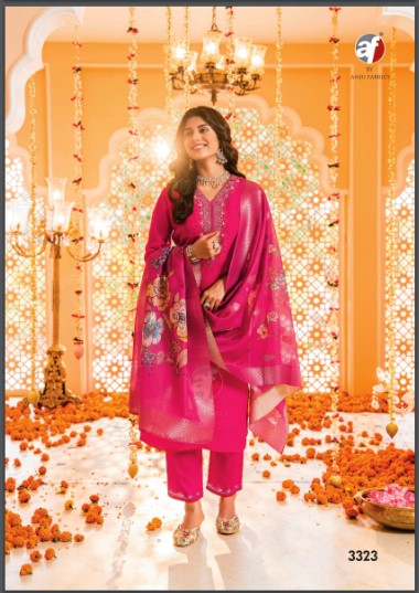 Tyohaar Af Organza Readymade Pant Style Suits