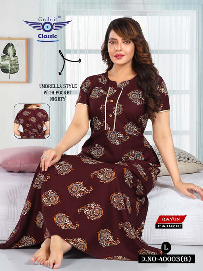 Umbrella 1811 Grab It Night Gowns