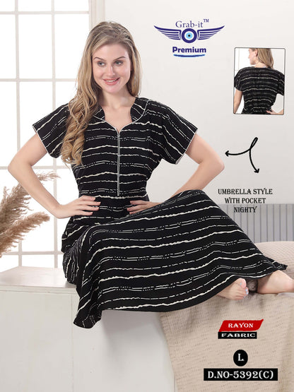 Umbrella 2211 Grab It Rayon Night Gowns