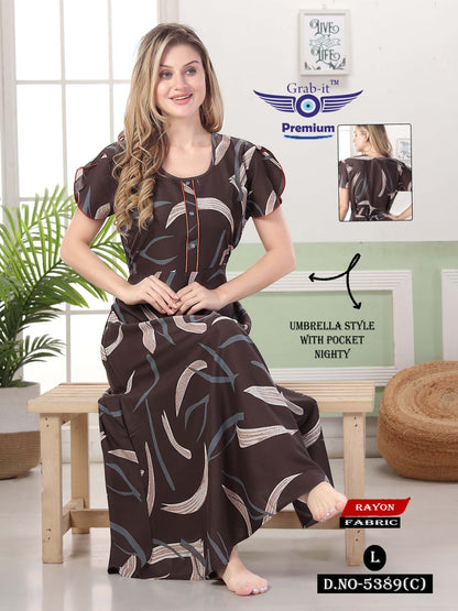 Umbrella 2211 Grab It Rayon Night Gowns