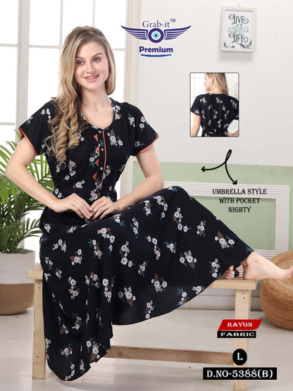 Umbrella 2211 Grab It Rayon Night Gowns