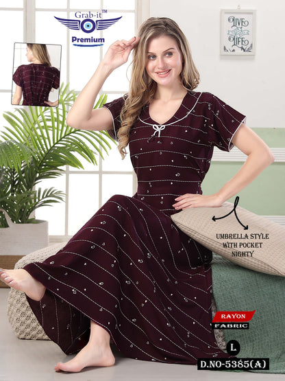 Umbrella 2211 Grab It Rayon Night Gowns