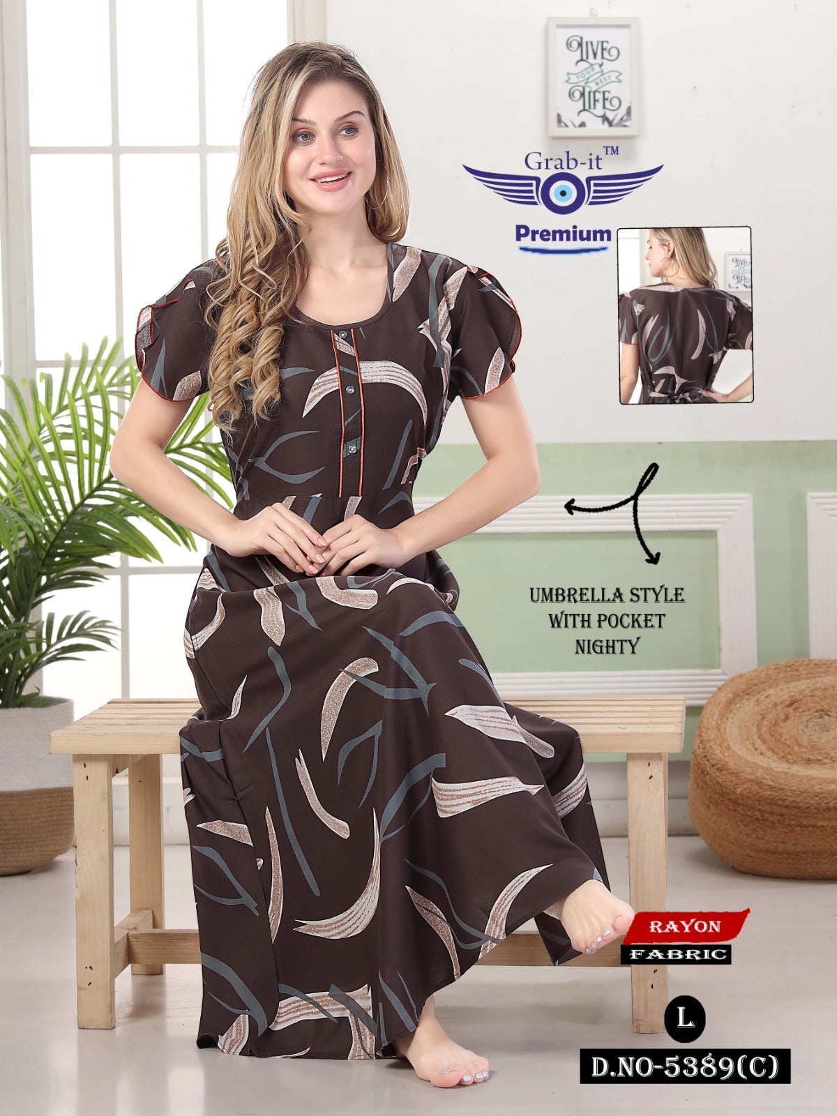 Umbrella Style 1106 Grab It Night Gowns