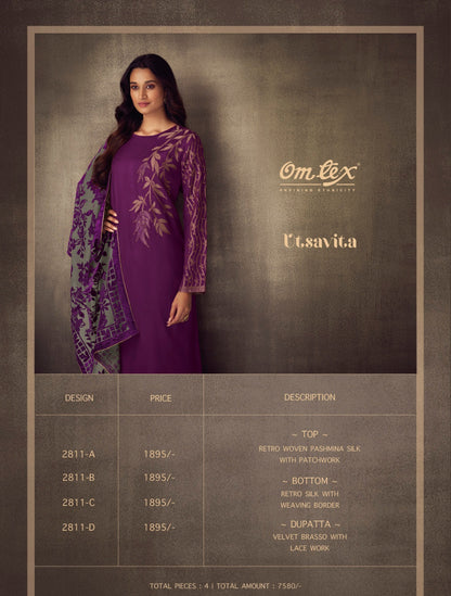 Utsavita 2811 Omtex Pashmina Suits