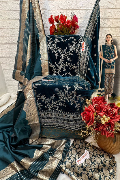 V-17021 Rosemeen Fepic Velvet Pakistani Salwar Suits