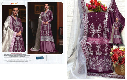 V 17018 Fepic Velvet Pakistani Salwar Suits