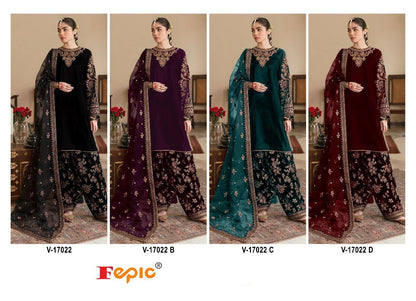 V 17022 Fepic Velvet Suits