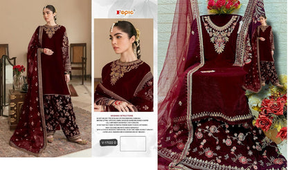 V 17022 Fepic Velvet Suits