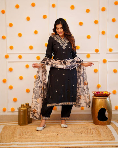 V Neck-0102 Aarohi Rayon Afghani Readymade Suit