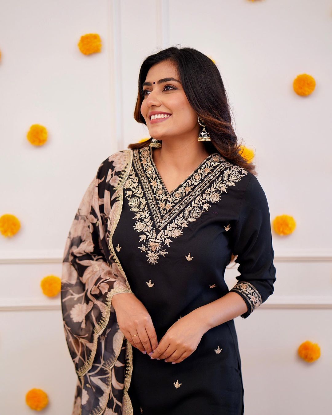 V Neck-0102 Aarohi Rayon Afghani Readymade Suit