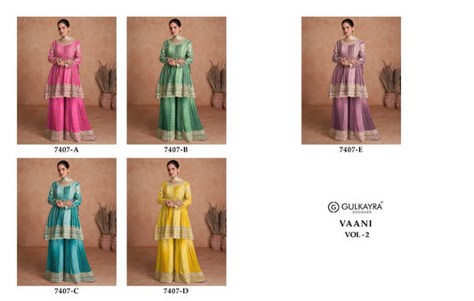 Vaani Vol 2 Gulkayra Designer Chinon Readymade Suits