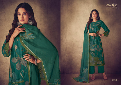 Vaari Vol Viii Omtex Muslin Plazzo Style Suits