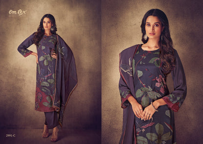 Vaari Vol Viii Omtex Muslin Plazzo Style Suits