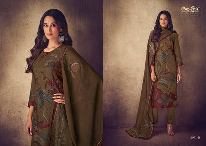 Vaari Vol Viii Omtex Muslin Plazzo Style Suits