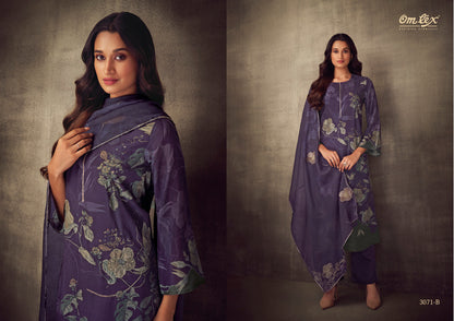 Vaari Vol Xi Omtex Muslin Pant Style Suits