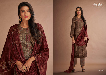 Vaidehi Omtex Velvet Suits