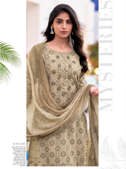 Vaman Parra Studio Modal Chanderi Readymade Pant Style Suits