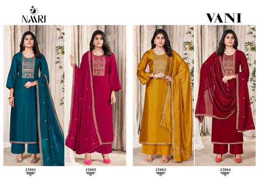 Vani Naari Silk Plazzo Style Suits