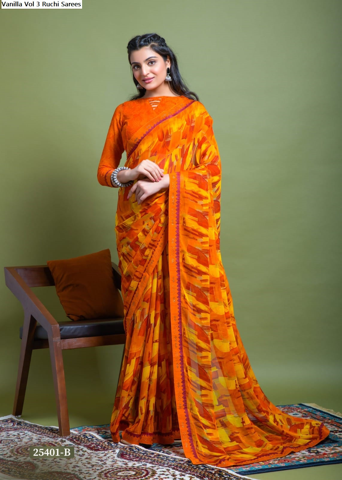 Vanilla Vol 3 Ruchi Chiffon Sarees