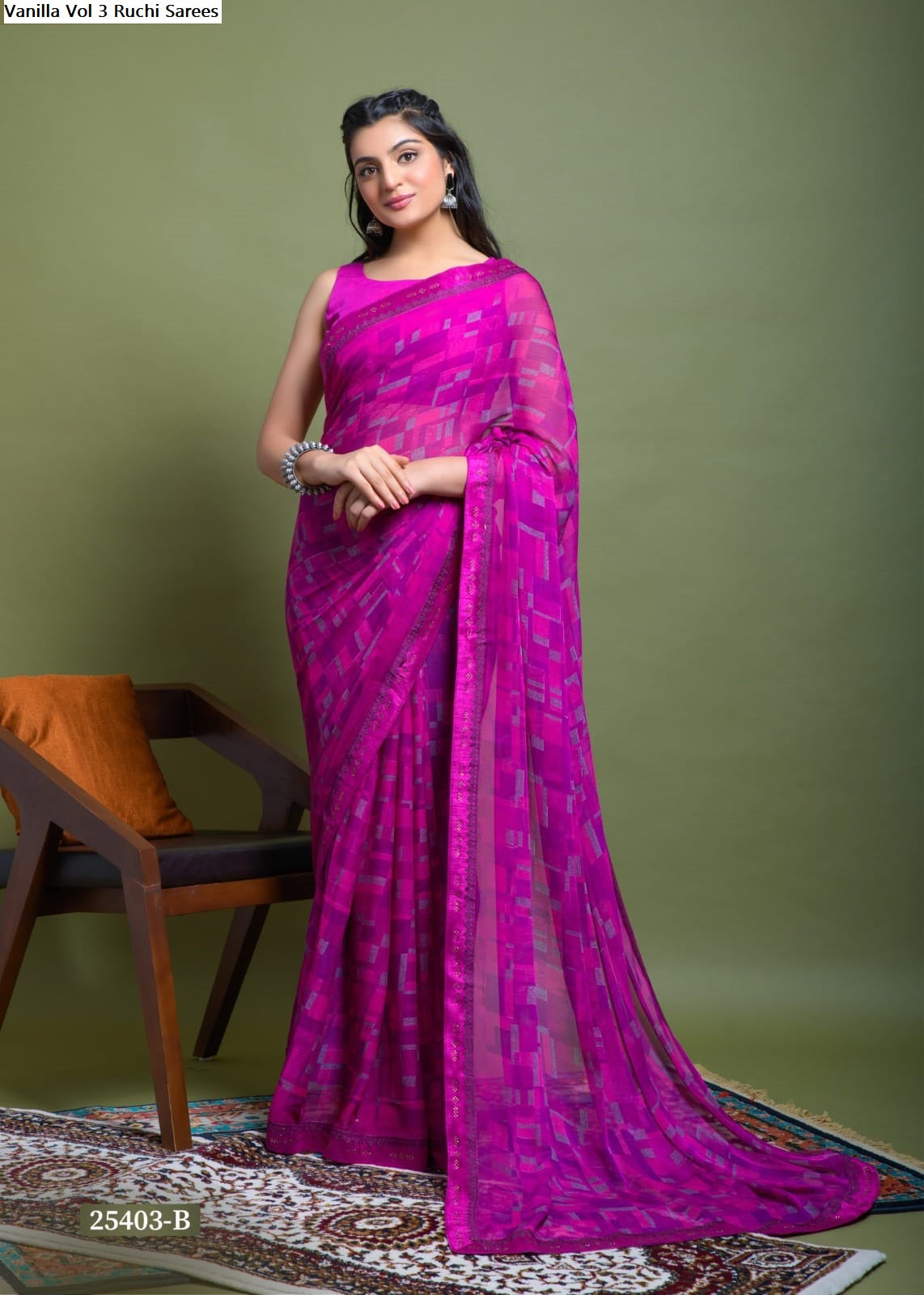 Vanilla Vol 3 Ruchi Chiffon Sarees