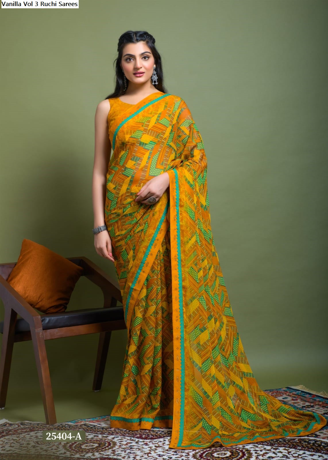 Vanilla Vol 3 Ruchi Chiffon Sarees