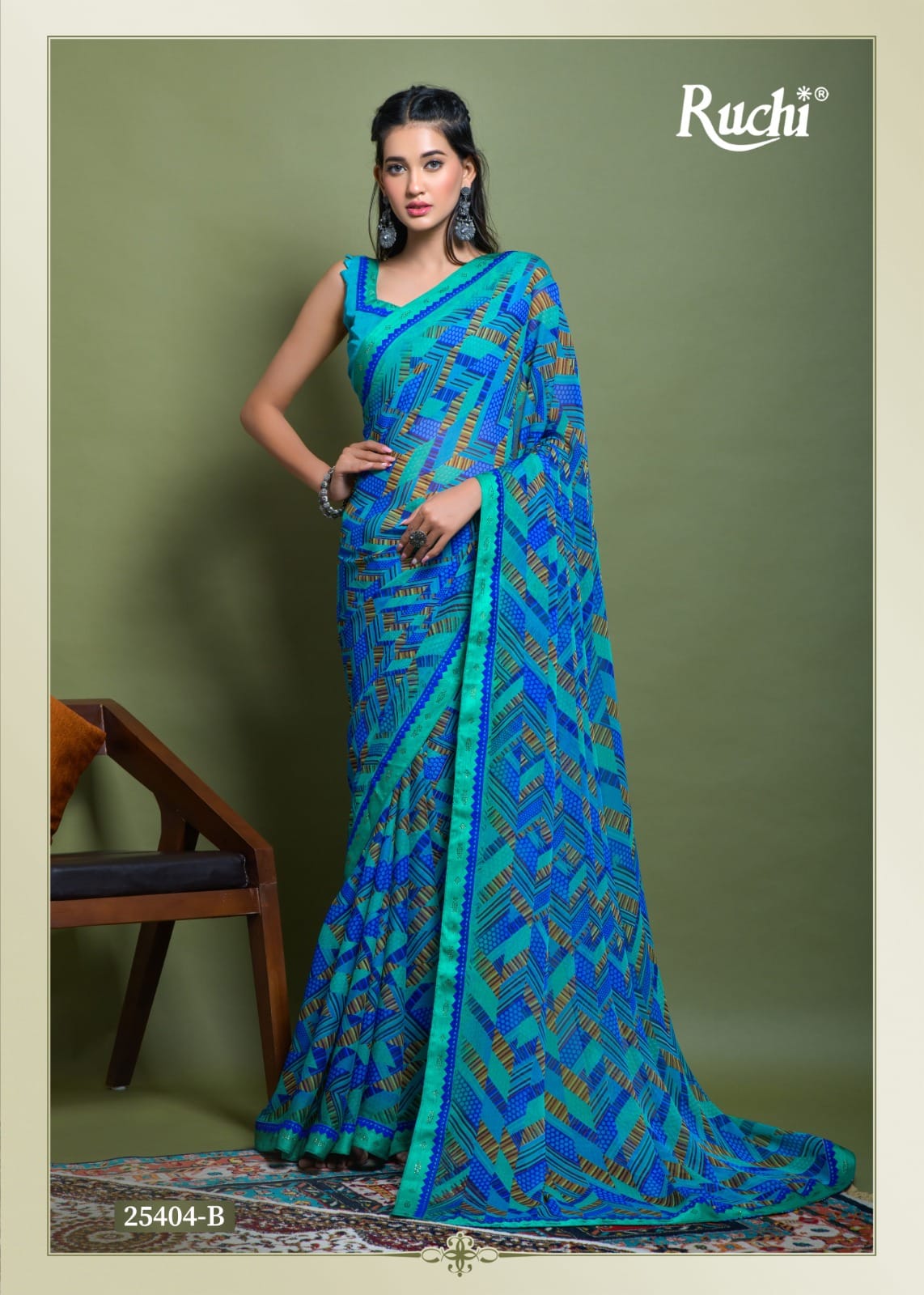 Vanilla Vol 3 Ruchi Chiffon Sarees