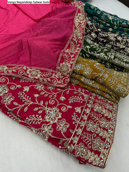 Vanya Nayandeep Natural Crape Salwar Suits