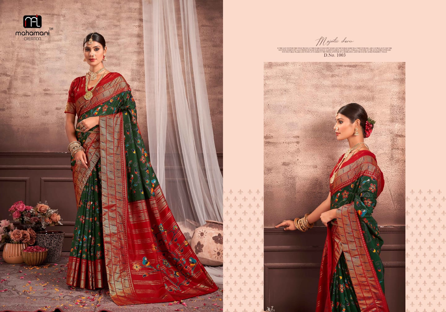 Vasumati Mahamani Creation Sarees
