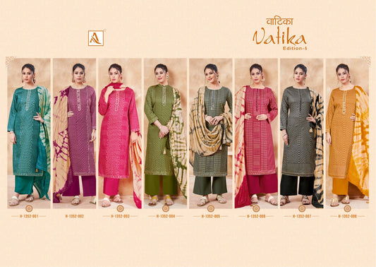 Vatika Edition-5 Alok Jaam Cotton Pant Style Suits